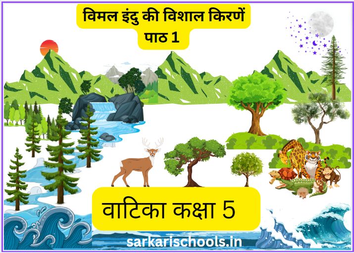 विमल इंदु की विशाल किरणें | Vimal Indu ki Vishal Kirane | Class 5 Hindi Vatika Chapter 1