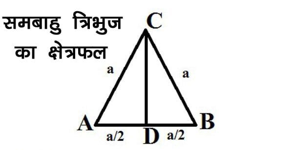 समबाहु त्रिभुज का क्षेत्रफल | Sambahu Tribhuj Ka Kshetrafal