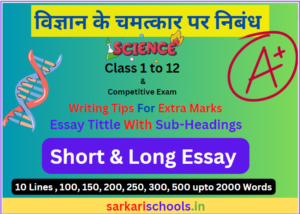 vigyan ke chamatkar essay in hindi class 10