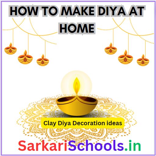 How to Make Diya at Home | Clay Diya Decoration ideas