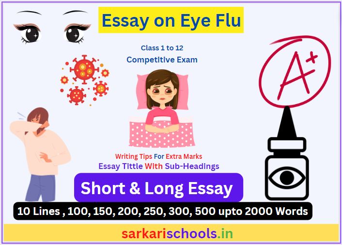 Essay on Eye Flu: Causes, Symptoms, Prevention, and Treatment