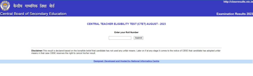 CTET Result 2023 || CTET Nic in result 2023 link download || CTET Result 2023 in Hindi | सीटीईटी रिजल्ट 2023 इन हिंदी