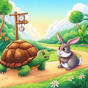 Tortoise and Rabbit Story in English