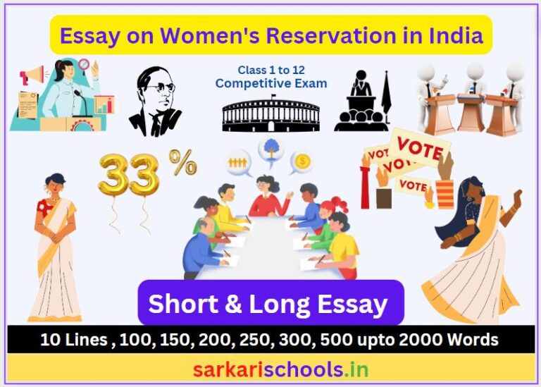 Essay on Women Reservation in India