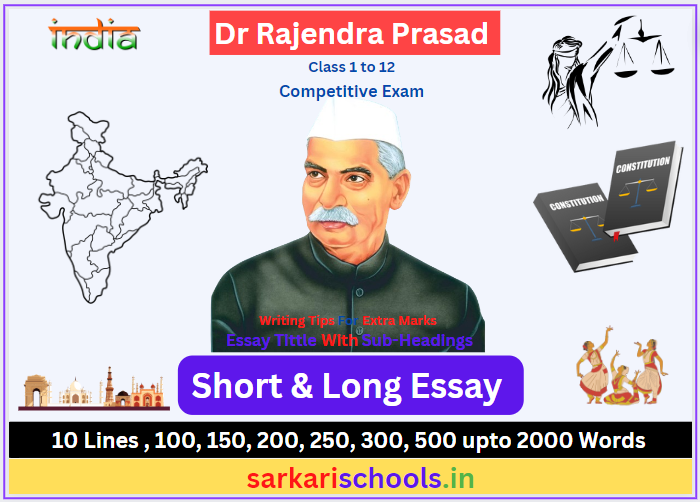 Dr Rajendra Prasad Essay in English