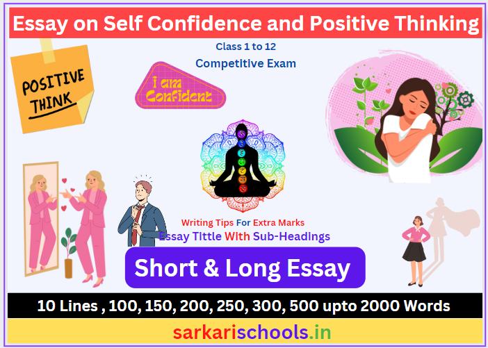 Essay on Self Confidence and Positive Thinking