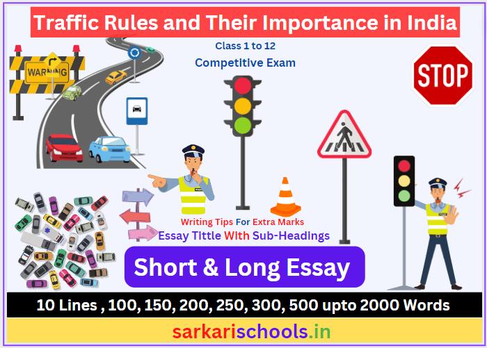 Essay on Traffic Rules and Their Importance in India