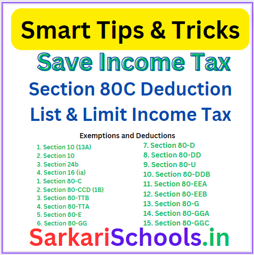 Section 80C Deduction Limit Income Tax 2023-24