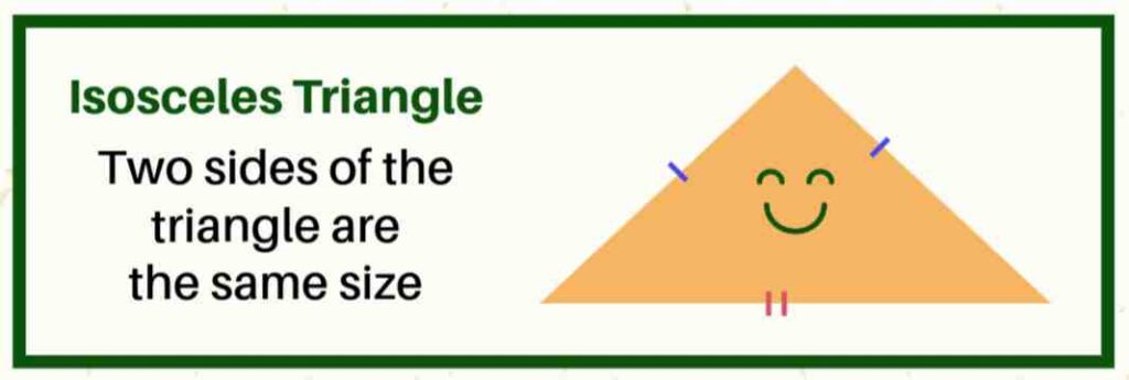 Mensuration Formula in Hindi || isosceles triangle in hindi || isosceles triangle in English